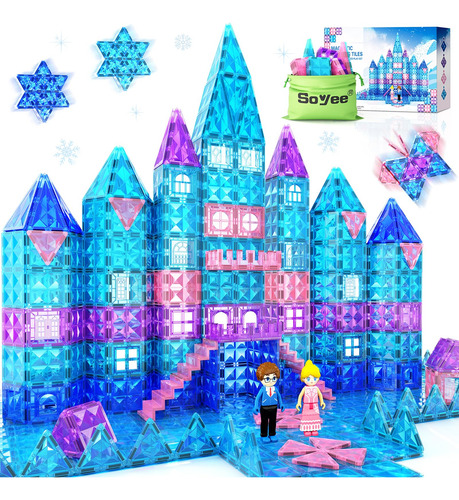 Azulejos Magnéticos Frozen Toys 102 Piezas Con Muñecas Princ