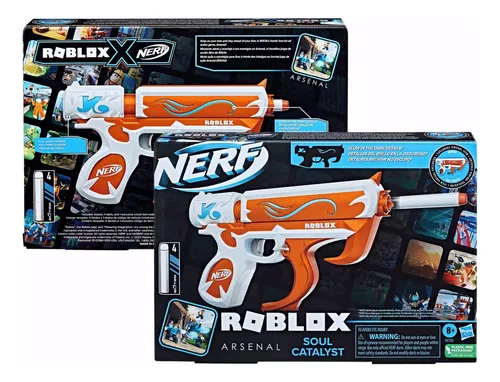 Lança Dardos Nerf Roblox Arsenal Soul Catalyst 4 Dardos- F6763