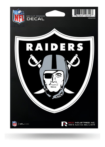 Calcomania Die Cut Raiders