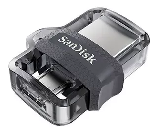 Memoria USB SanDisk Ultra Dual m3.0 64GB 3.0 negro