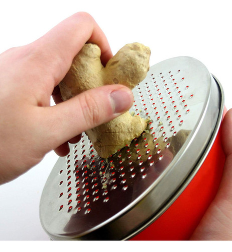 Cheese Grater Citrus Lemon Zester With Food Storage Conta