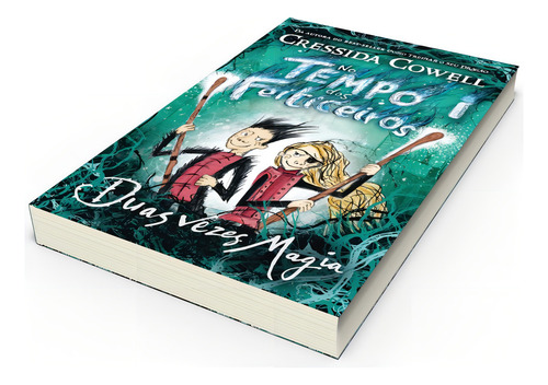 Duas Vezes Magia: Série tempo dos feiticeiros - Vol. 2, de Cowell, Cressida. No tempo dos feiticeiros (2), vol. 2. Editorial Editora Intrínseca Ltda.,Little, Brown Books for Young Readers, capa mole em português, 2021