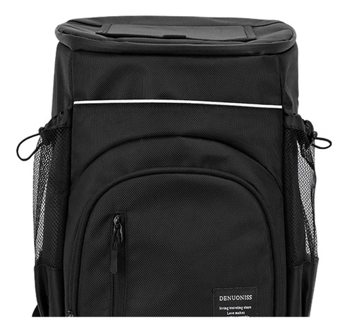Cooler Bag, 36 Latas Beach Cooler Backpack, Grande Preto