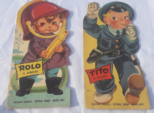 Lote Por Dos Cuento Infantil Chiquitos Rolo Y Tito Ed Sigmar