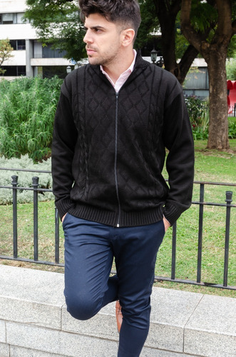 Imagen 7 de 9 de Campera De Lana Sweater Hombre Pullover Cuotas