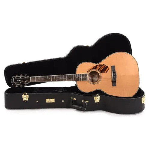 Guitarra Electroacústica Fender Ps-220e Parlor Tapa Sólida 