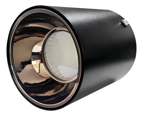 9 Pack Lampara Led Sobreponer 10w Cilindrica Luz Dirigida Color Acabado Negro Luz Fria (blanca)