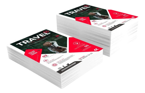 Volantes Flyers Publicitarios Carta 4x1 Mil Pza + Diseño