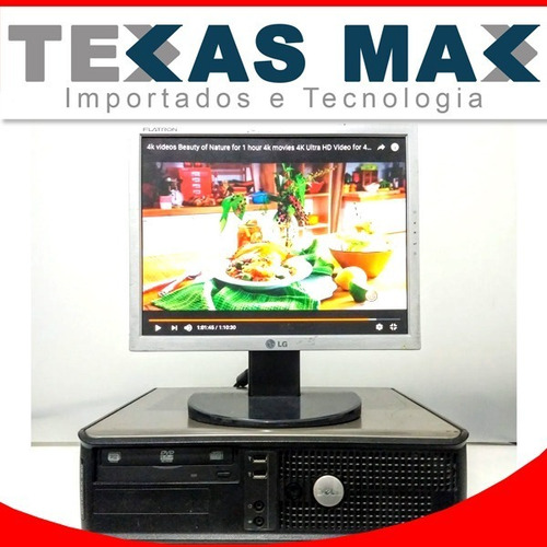 Imagem 1 de 6 de Cpu Usada Dell Core 2 Duo+ssd +monitor 15+mouse+teclado