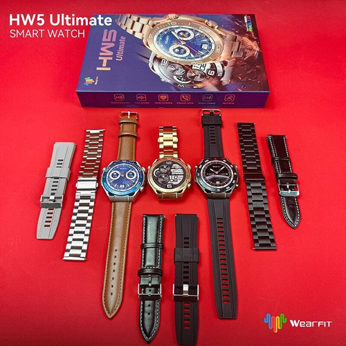 Smart Watch Hw5 Ultimate Con Pantalla De 1.52 Pulgadas Y 3 C