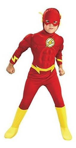 Rubies Dc Comics Deluxe Muscle Chest The Flash Costume Nio