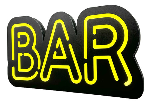Letreiro Luminoso Bar - Decoração Bar