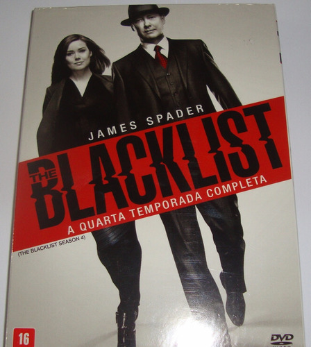 Box Original: The Blacklist Lista Negra 4ª Temporada 6 Dvd's