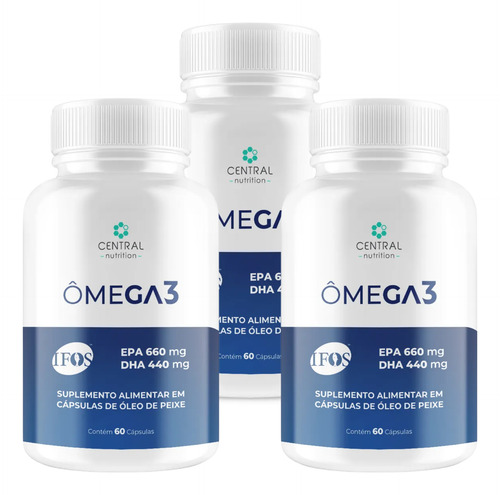 Ômega 3 Epa Dha 1000mg Compativel Vitafor Essential Central