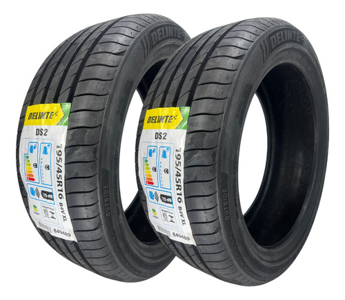 Kit 02 Pneus Delinte 195/45r16 84v Xl Ds2 Aro 16
