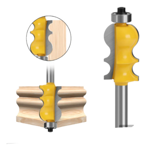 Fresa Tungsteno  Molduras Madera  Muebles Guardapolvos 