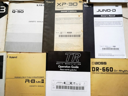 Imagen 1 de 4 de Manuales Originales De Teclados Y Sientes Korg Roland Kawai