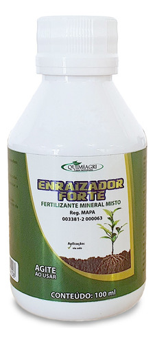 Enraizador Fertilizante Forte Quimiagri 100ml Rende 30l