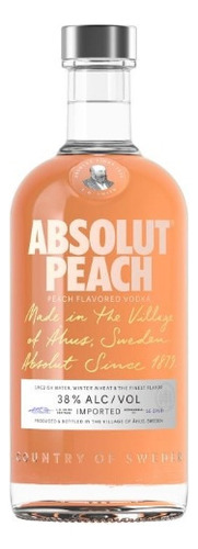Absolut Apeach Vodka Suecia Botella De 750 Ml Fruta Tropical