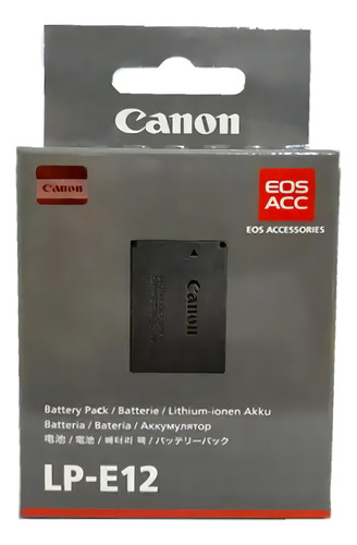 Baterias De Câmera Íon De Lítio Canon Lp-e12