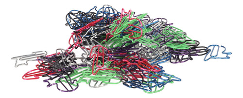 Lindos Clips De Papel, 100 Unidades, Elegantes Clips De Pape