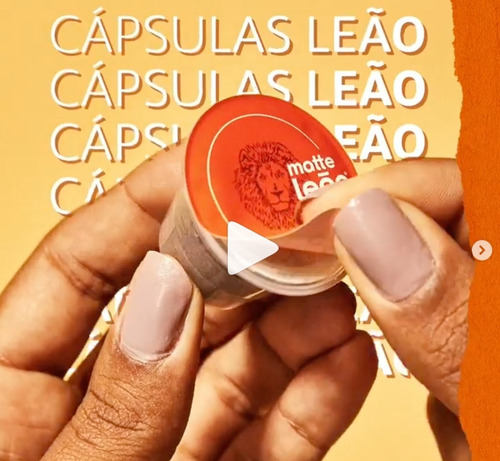 Imagem 2 de 2 de Chá Leão Capsula - Laranja, Gengibre E Pimenta Rosa 10 Unid.