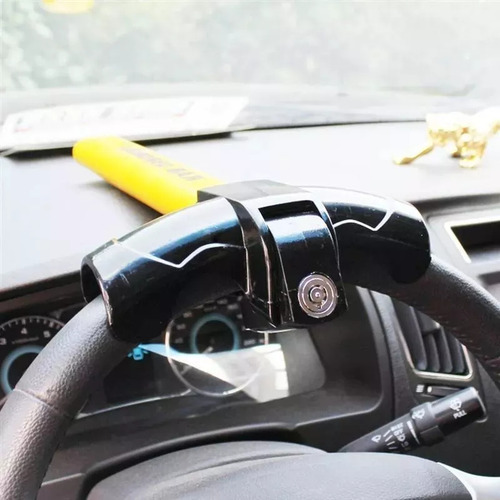 Traba Volantes Anti Robo Seguirdad Auto Tipo T Con 2 Llave