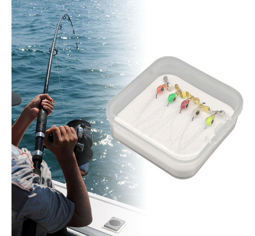 2 Kit De Señuelos De Pesca Con Mosca De Alta 2 Piezas
