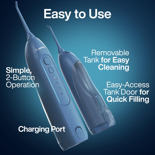 Water Flosser Aquasonic Icon, Inalámbrico Y Recargable, Colo