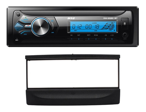 Combo Stereo B52 Usb Aux Bluetooth + Adaptador Ford Ka Focus