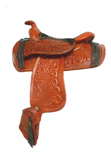 Silla De Montar Aj Tack 5 Pulgadas Decorativa Occidental Negro