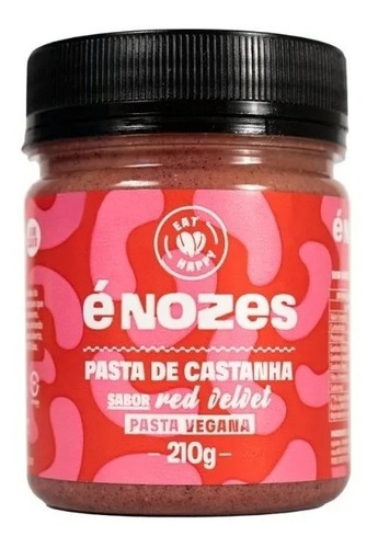 Imagem 1 de 3 de Pasta De Castanha Sabor Red Velvet - É Nozes