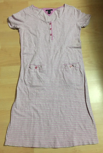 Padrísima Blusa Pijama Camison Tommy Hilfiger Xs Bicolor Ori