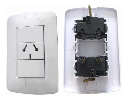 Imagen 2 de 7 de Llave De Luz Armada 1 Toma Ciocca