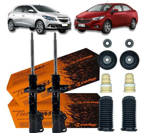 Kit Amortecedor Batente Coxim Dianteiro Gm Onix 2012 Á 2022