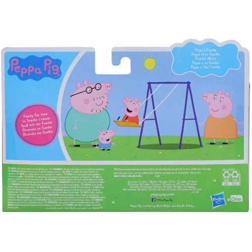Peppa Pig, Set De Famila De 4 Figuras Peppa, George Y Padres