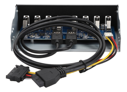 Panel Frontal Usb 3.0, 19 Pines, 8 Puertos, Unidad Óptica