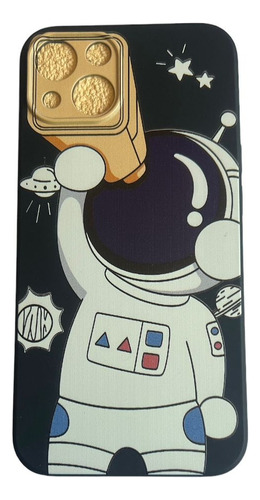 Funda De Astronauta Estampada  Para iPhone 13 