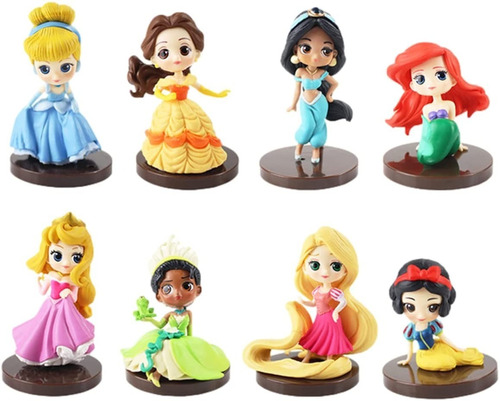 Figuras Princesas Disney Decoración Para Torta