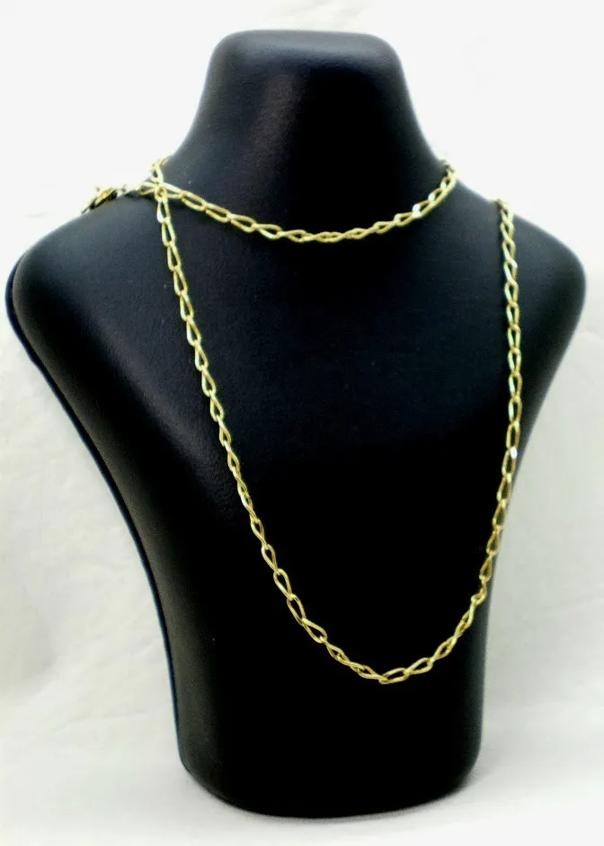 Cadena De Oro 18 Kt Unisex