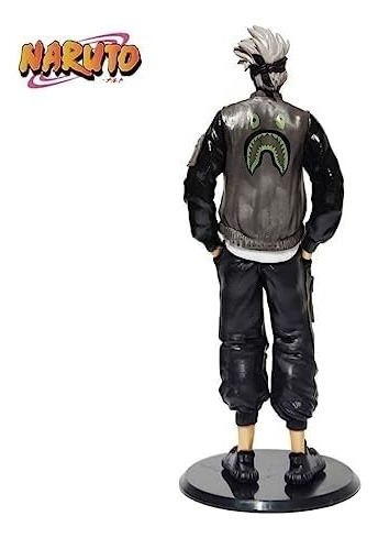 Kakashi Hatake Naruto Con Traje Negro 28 Cm Coleccionable