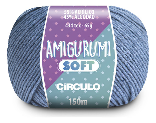 Fio Amigurumi Soft - Circulo Cor 2236 - AZURITA