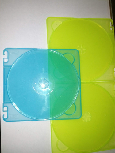 Estuche O Caratula Para Cd Virgen Dvd Plastico Tapa Dura