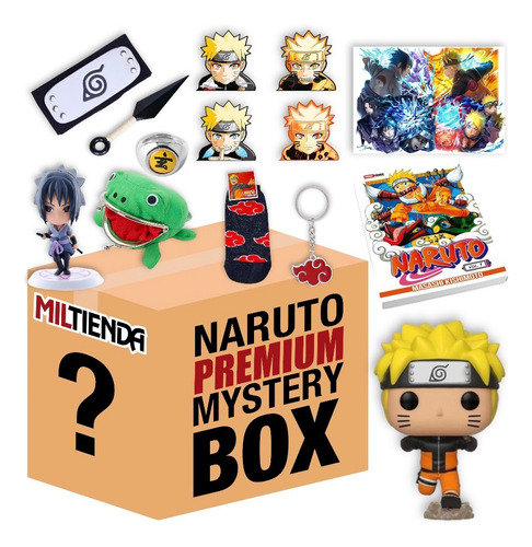 Naruto Mystery Box Premium Funko Manga Figura Y+ Miltienda