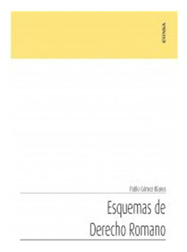 Esquemas De Derecho Romano - Pablo Gomez-blanes