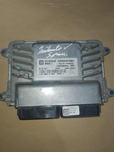 Computadora De Motor Chevrolet Spark 011-022 No. 25195848 (Usado)