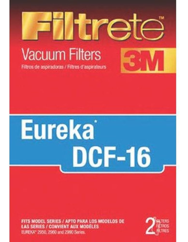 Eureka Tipo Dcf-16 Filtro Aspirador [juego De 4]