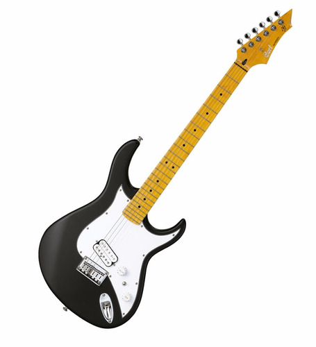 Guitarra Electrica Cort Garage1 - Negro Satinado - Con Funda