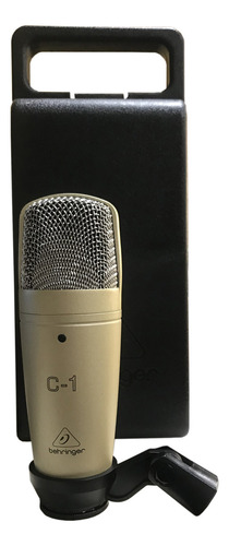Microfone Behringer C-1 Condensador Cardioide Cor Dourado