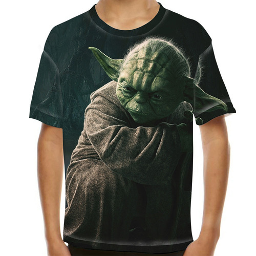 Camiseta Star Wars Yoda Infantil